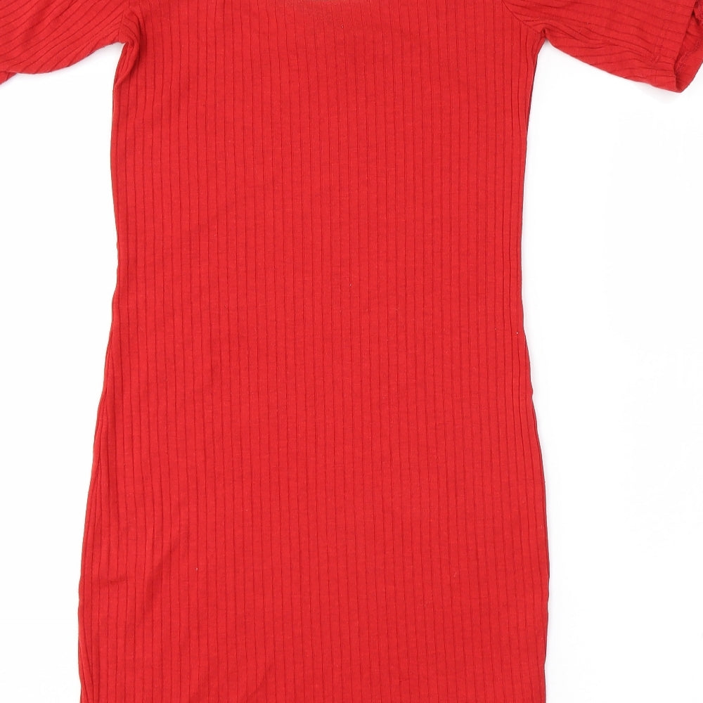 New Look Womens Red   Sheath  Size 10
