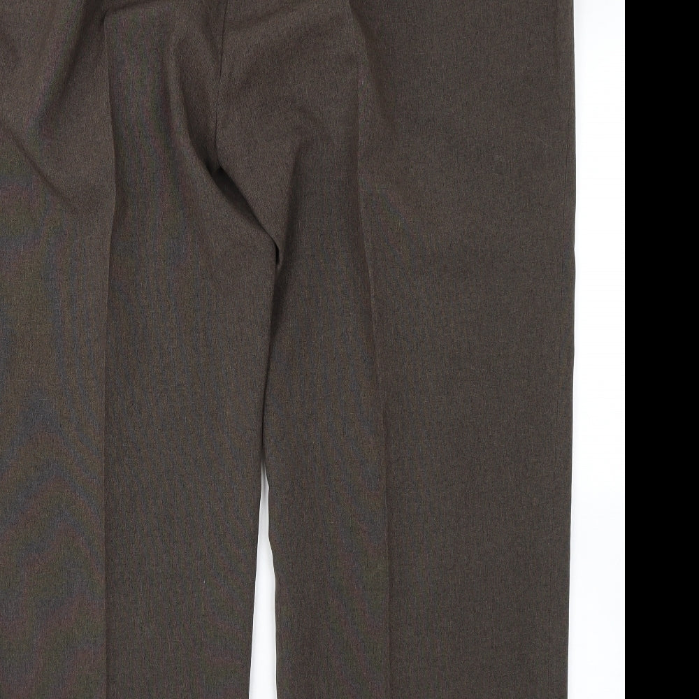 TU Mens Brown   Trousers  Size 44 L27 in