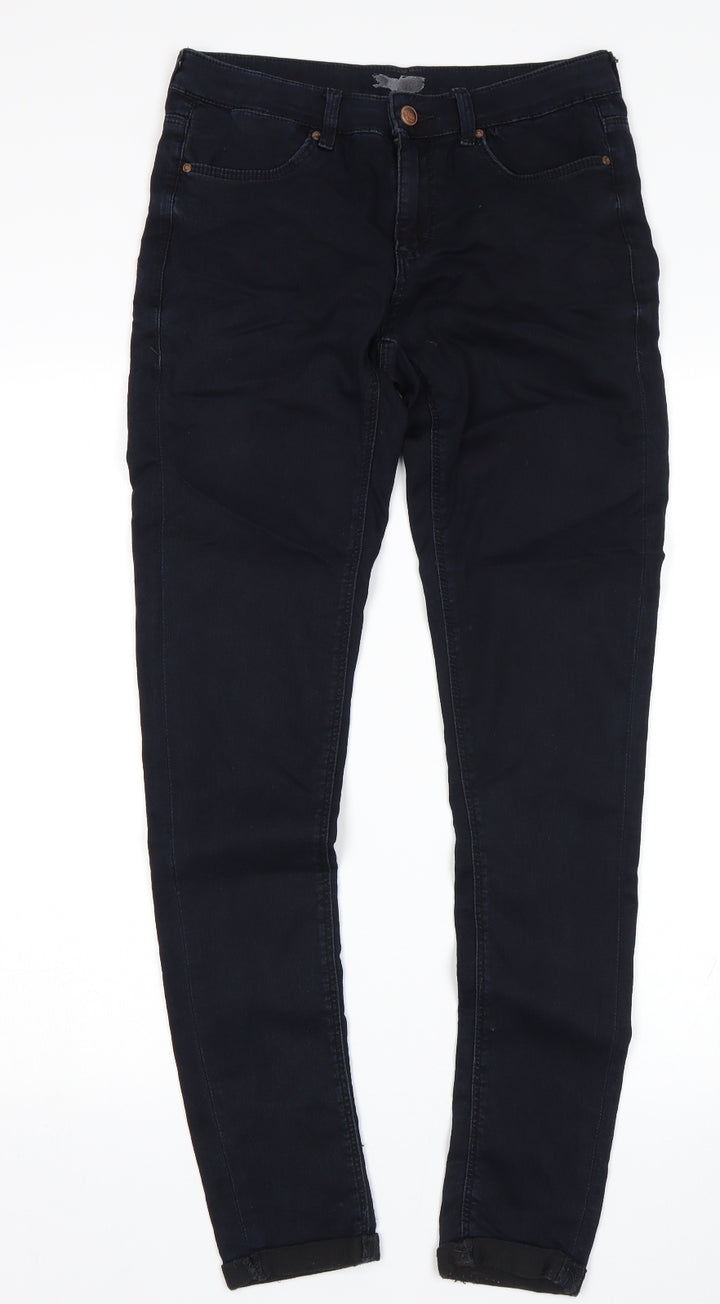 Topshop Womens Blue   Skinny Jeans Size 28 in L32 in