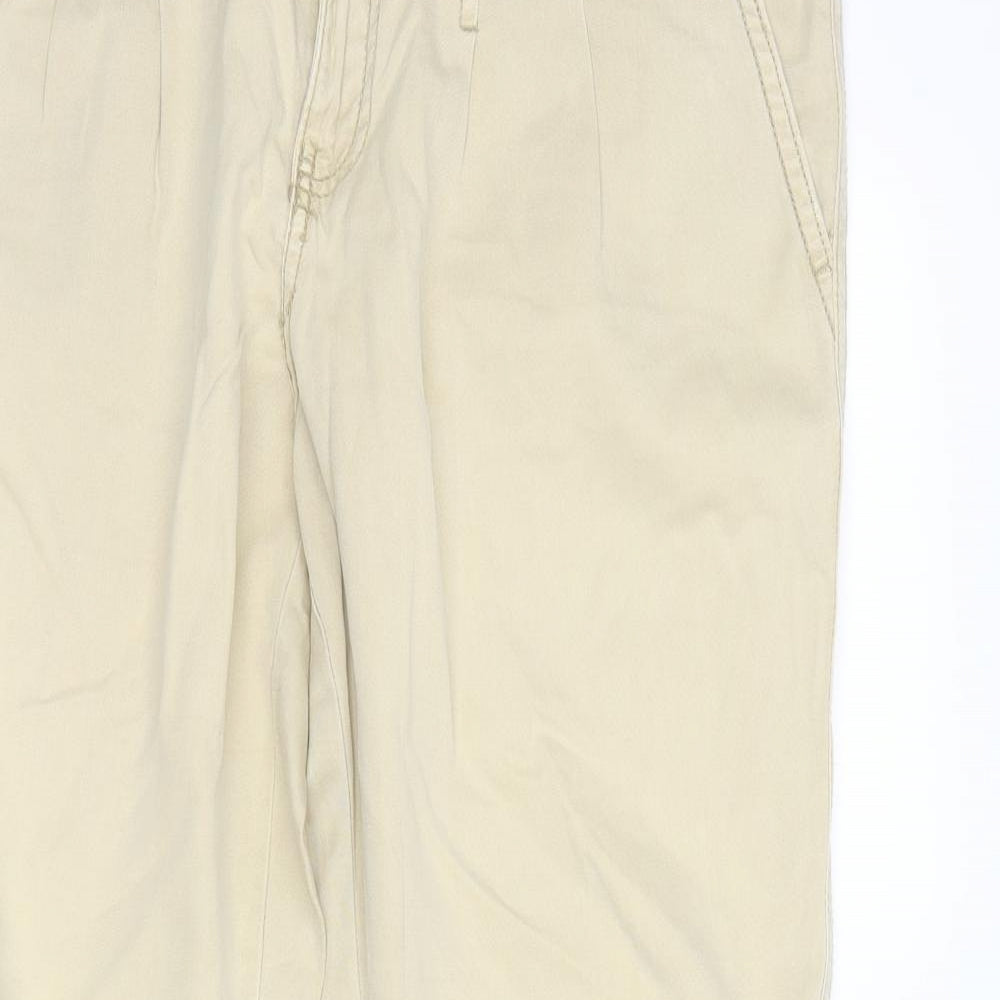 New Look Womens Beige   Boyfriend Jeans Size 14 L27 in