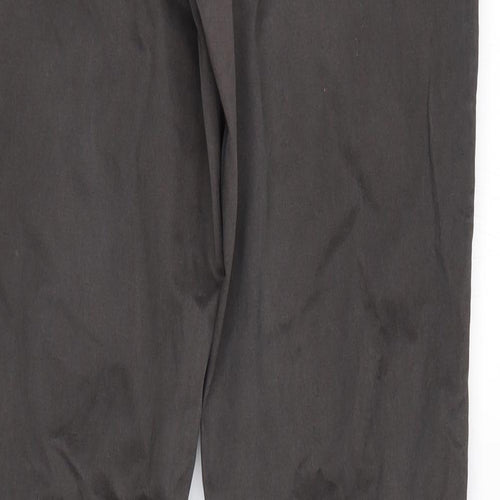 Massimo Dutti Womens Grey   Chino Trousers Size 14 L33 in