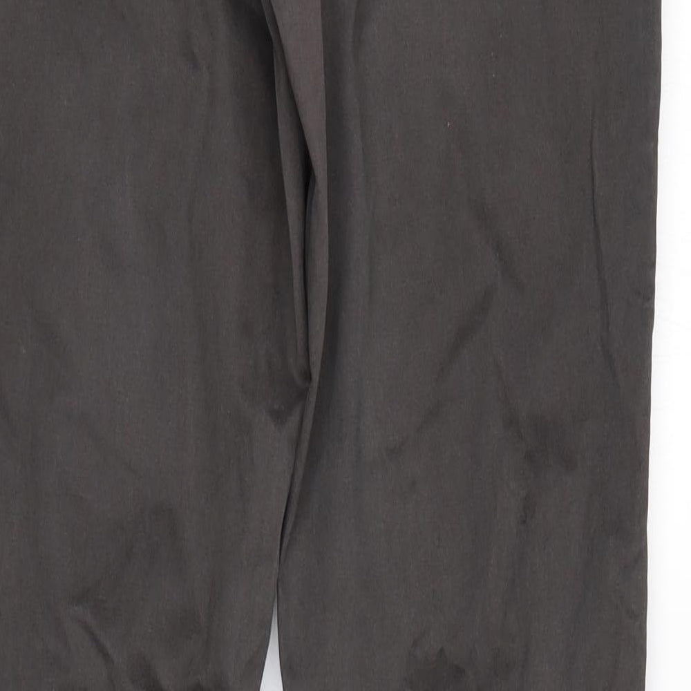 Massimo Dutti Womens Grey   Chino Trousers Size 14 L33 in