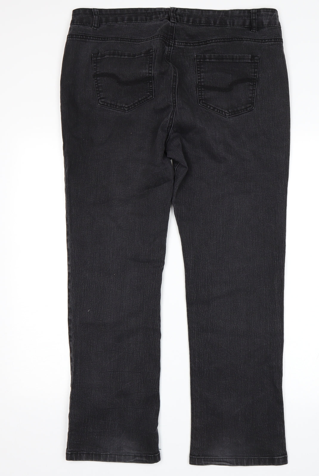TU Womens Black   Straight Jeans Size 16 L27 in