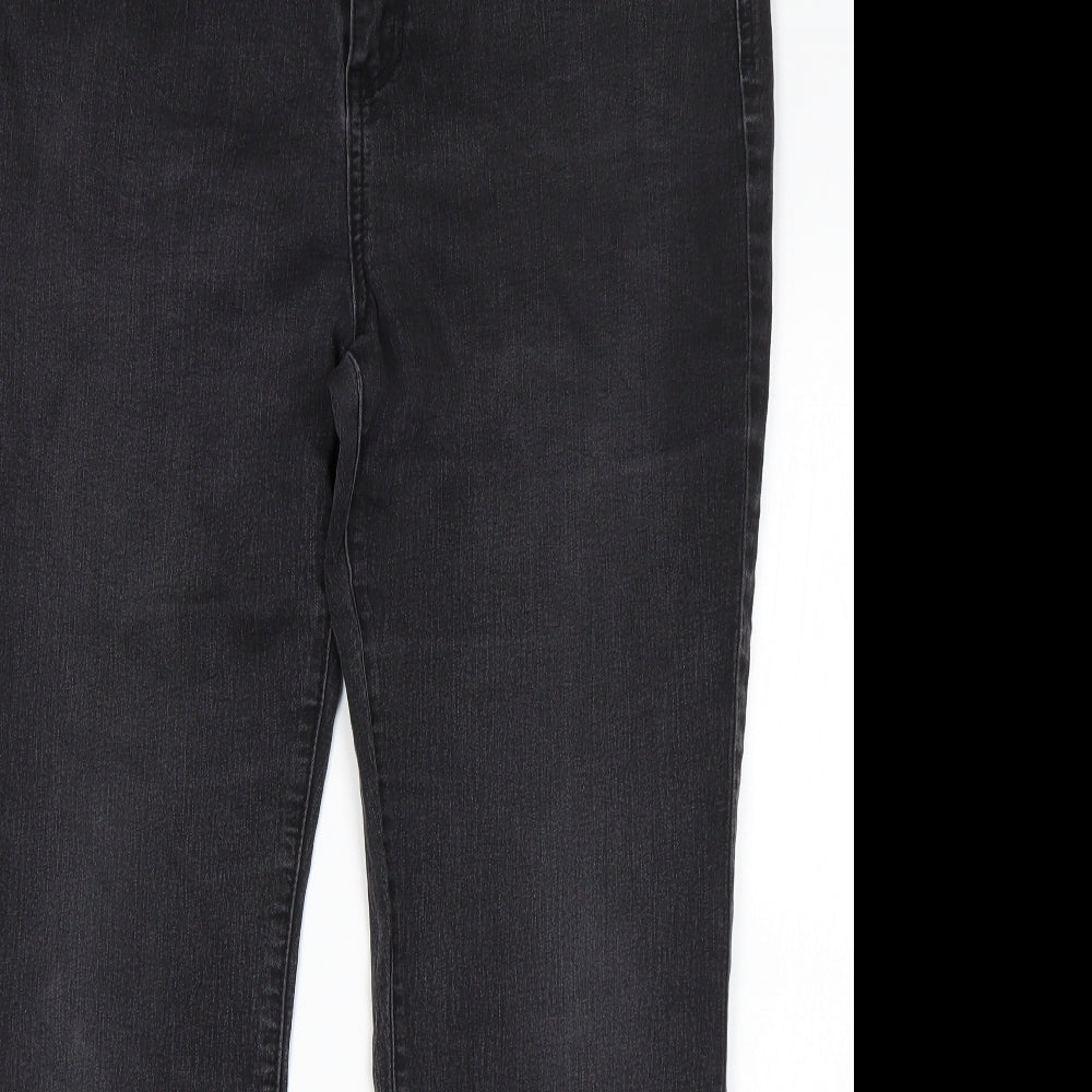 TU Womens Black   Straight Jeans Size 16 L27 in