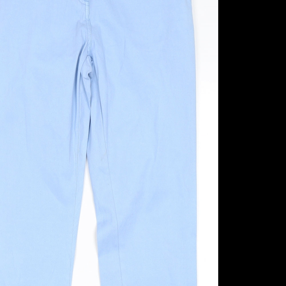 NEXT Womens Blue   Chino Trousers Size 10 L27 in