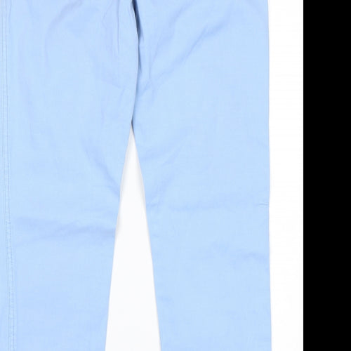 NEXT Womens Blue   Chino Trousers Size 10 L27 in