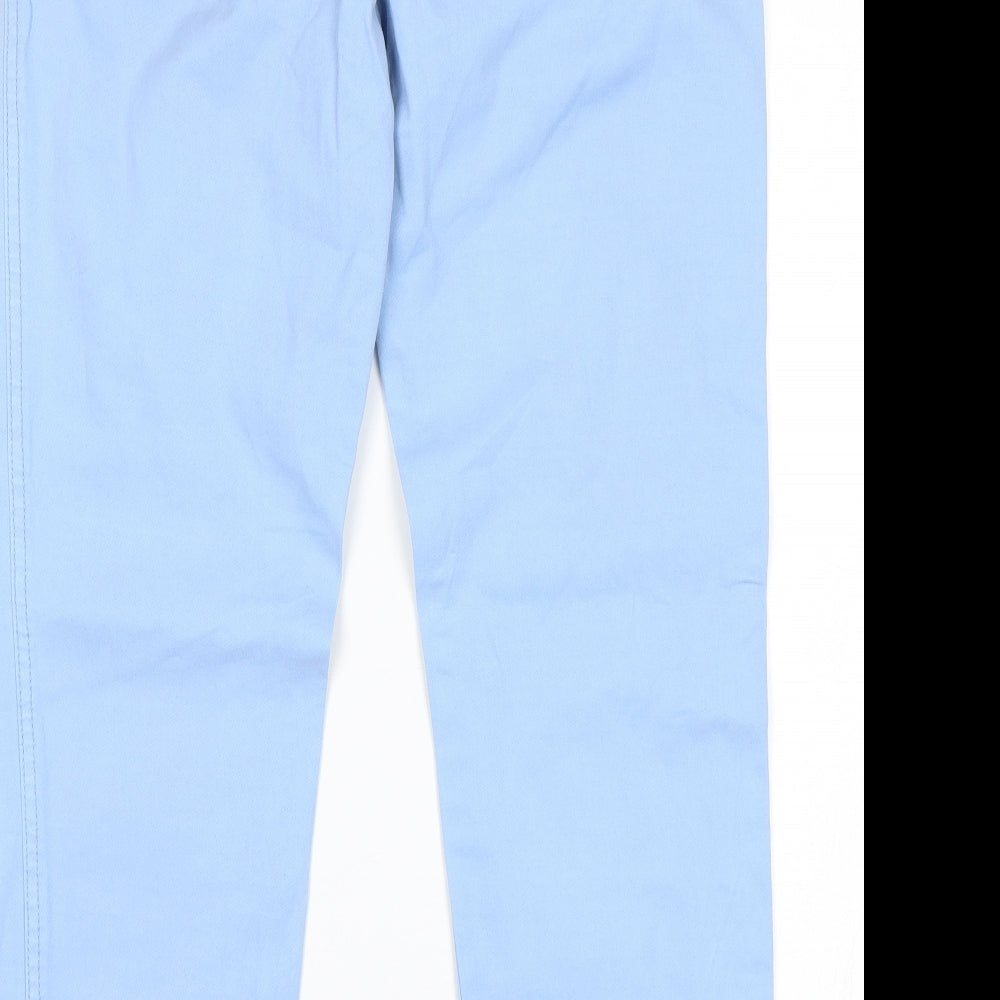 NEXT Womens Blue   Chino Trousers Size 10 L27 in