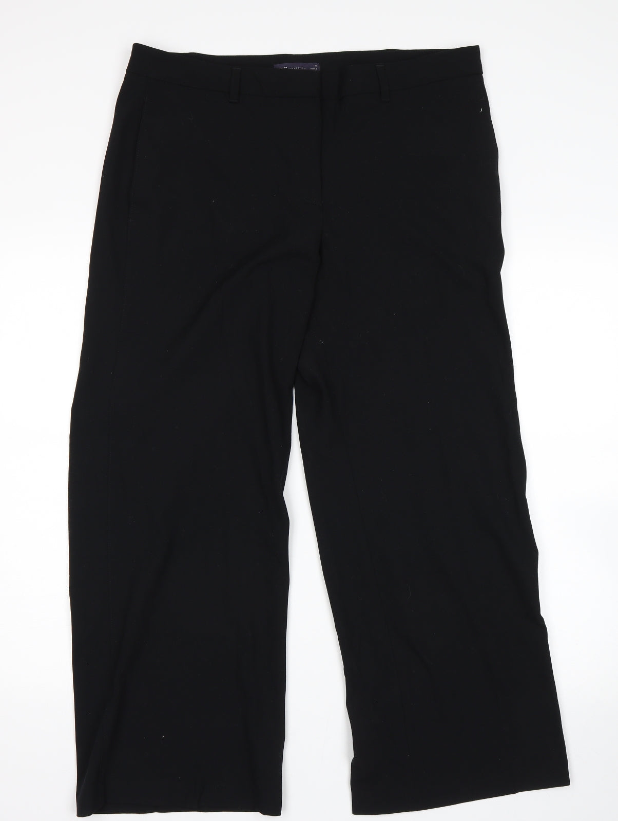 M&S Womens Black   Trousers  Size 16 L30 in