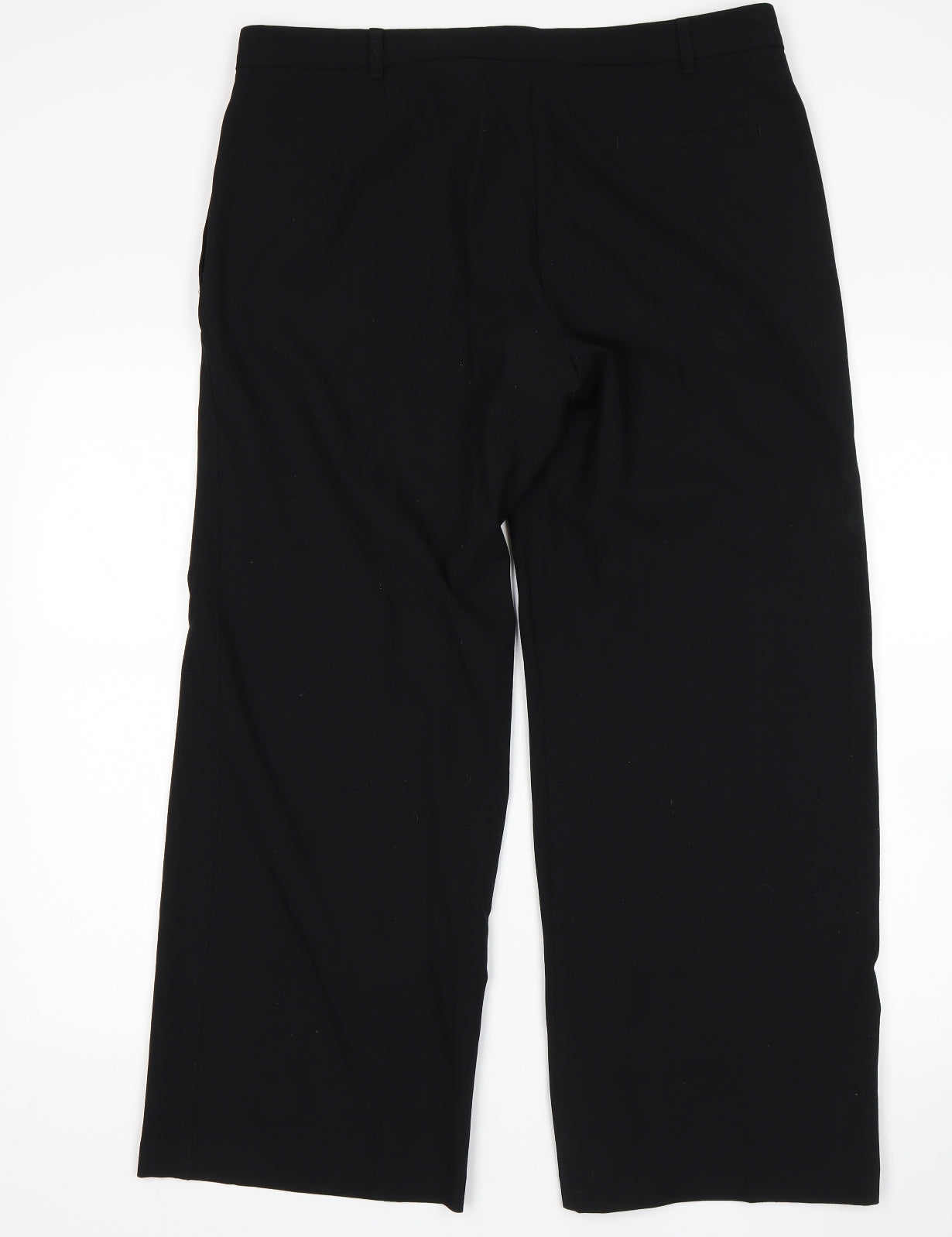 M&S Womens Black   Trousers  Size 16 L30 in