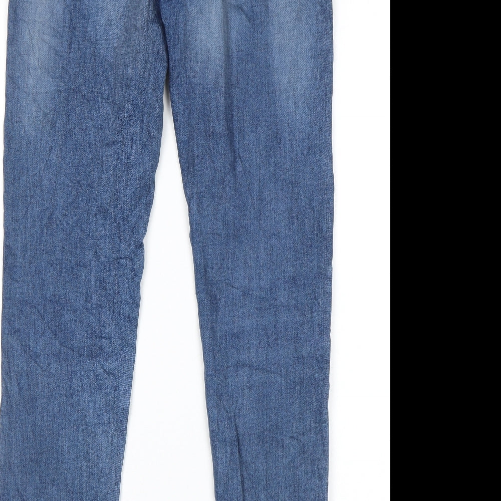 Preworn Womens Blue   Cropped Jeans Size 10 L28 in