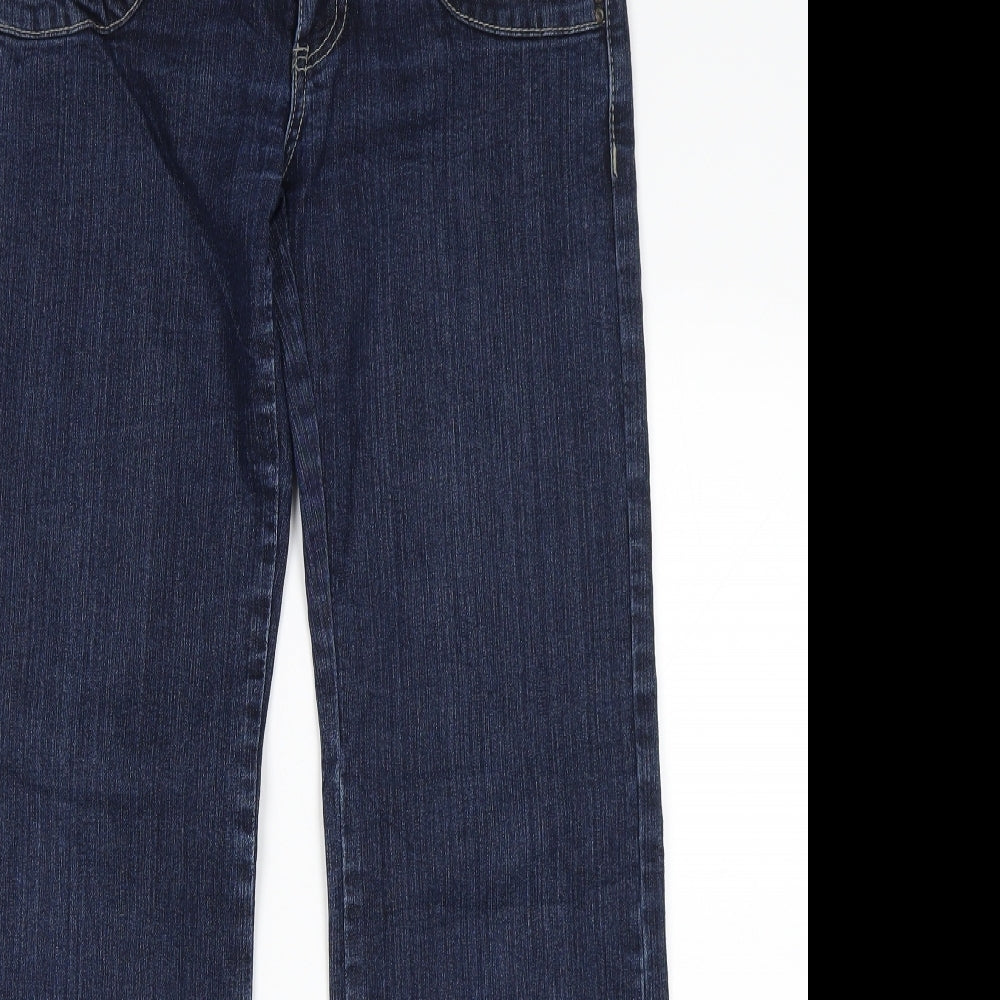 Paris cat Womens Blue   Bootcut Jeans Size 28 in L28.5 in