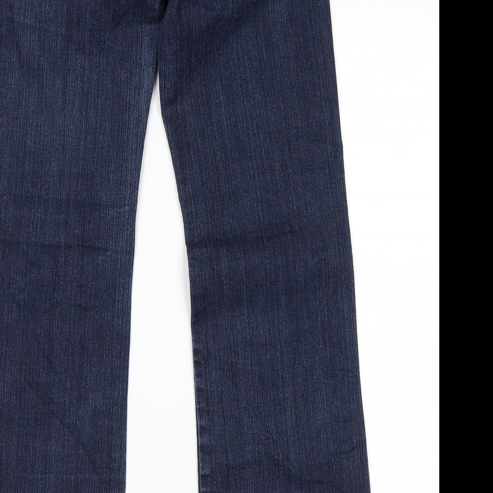 Paris cat Womens Blue   Bootcut Jeans Size 28 in L28.5 in