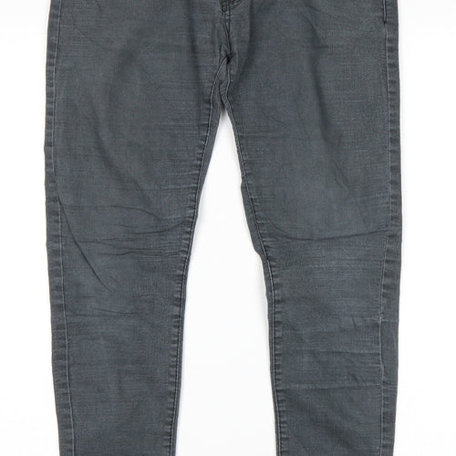 H&M Womens Grey   Skinny Jeans Size 32 in L28 in