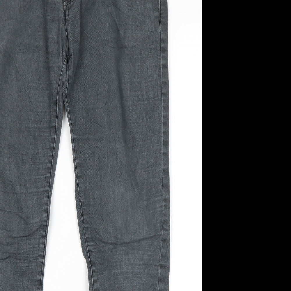 H&M Womens Grey   Skinny Jeans Size 32 in L28 in