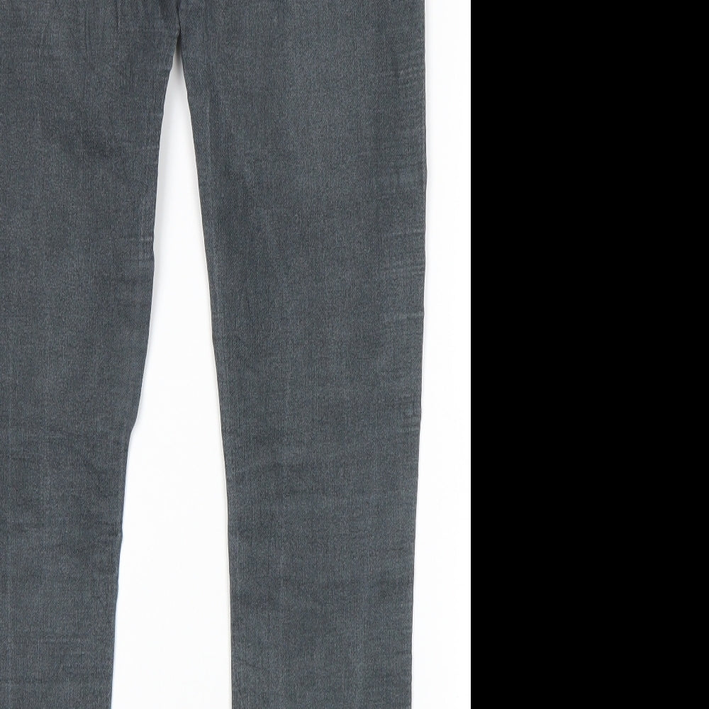 H&M Womens Grey   Skinny Jeans Size 32 in L28 in