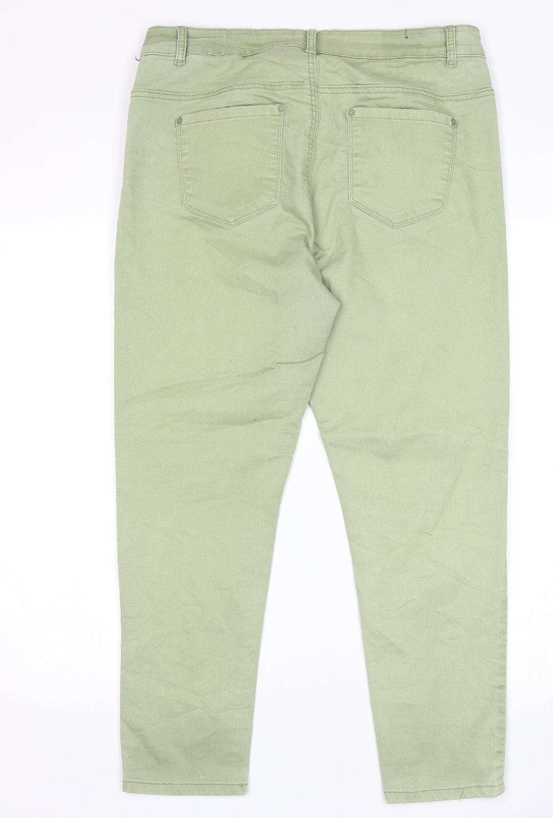 Gemello Womens Green   Cropped Jeans Size 10 L25 in