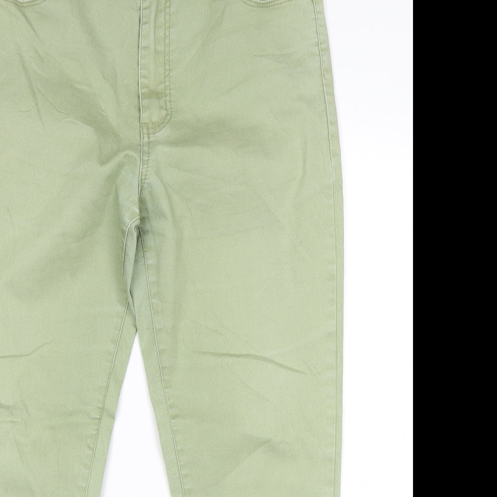 Gemello Womens Green   Cropped Jeans Size 10 L25 in