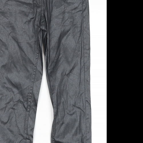 Pocopiano Girls Silver   Skinny Jeans Size 12-13 Years