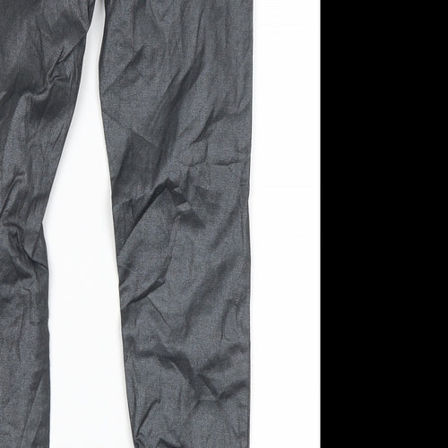 Pocopiano Girls Silver   Skinny Jeans Size 12-13 Years
