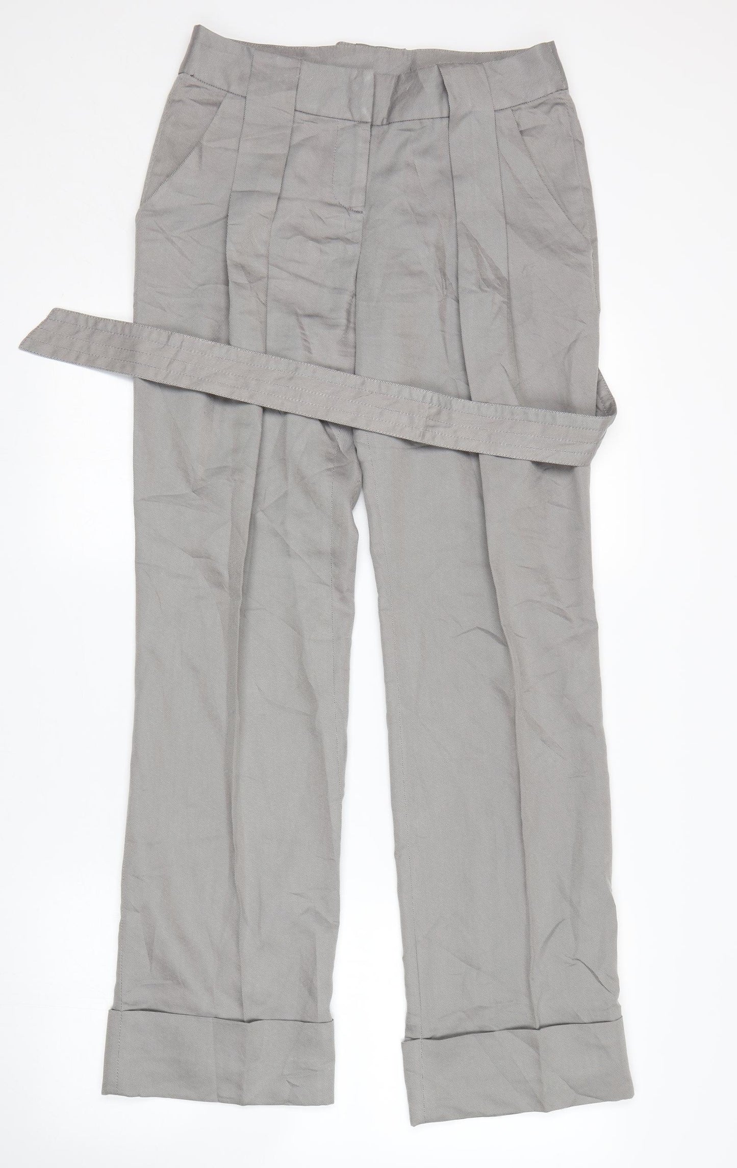 Top Secret Womens Grey   Trousers  Size 8 L30 in