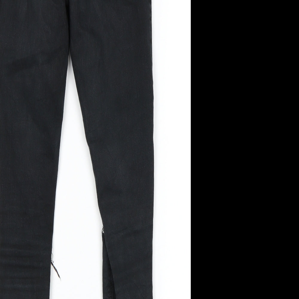 Topshop Womens Black   Skinny Jeans Size 26 in L30 in