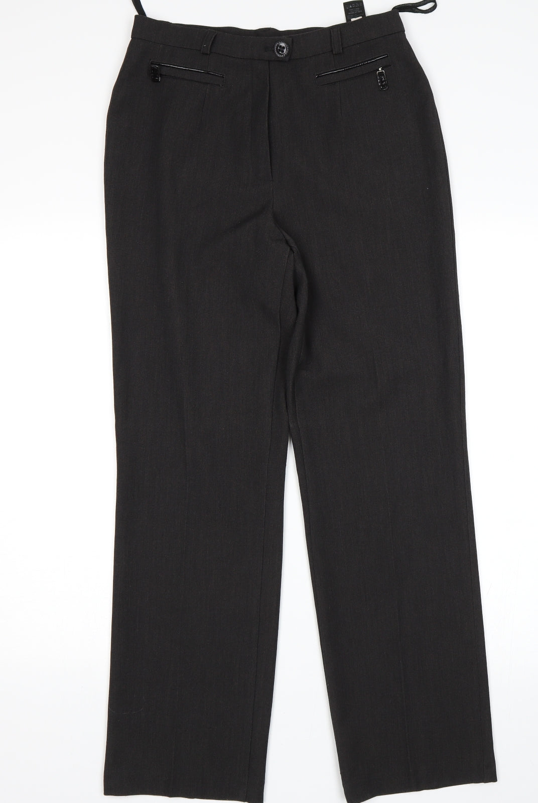 M&S Womens Black   Trousers  Size 10 L28 in