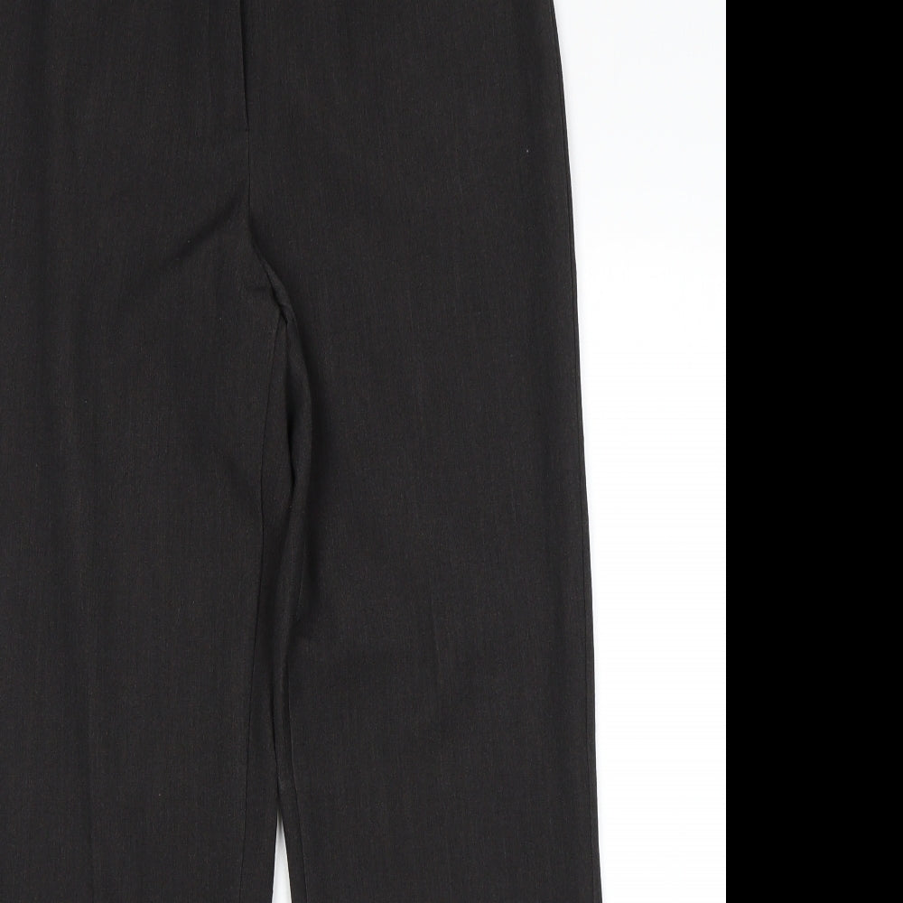 M&S Womens Black   Trousers  Size 10 L28 in
