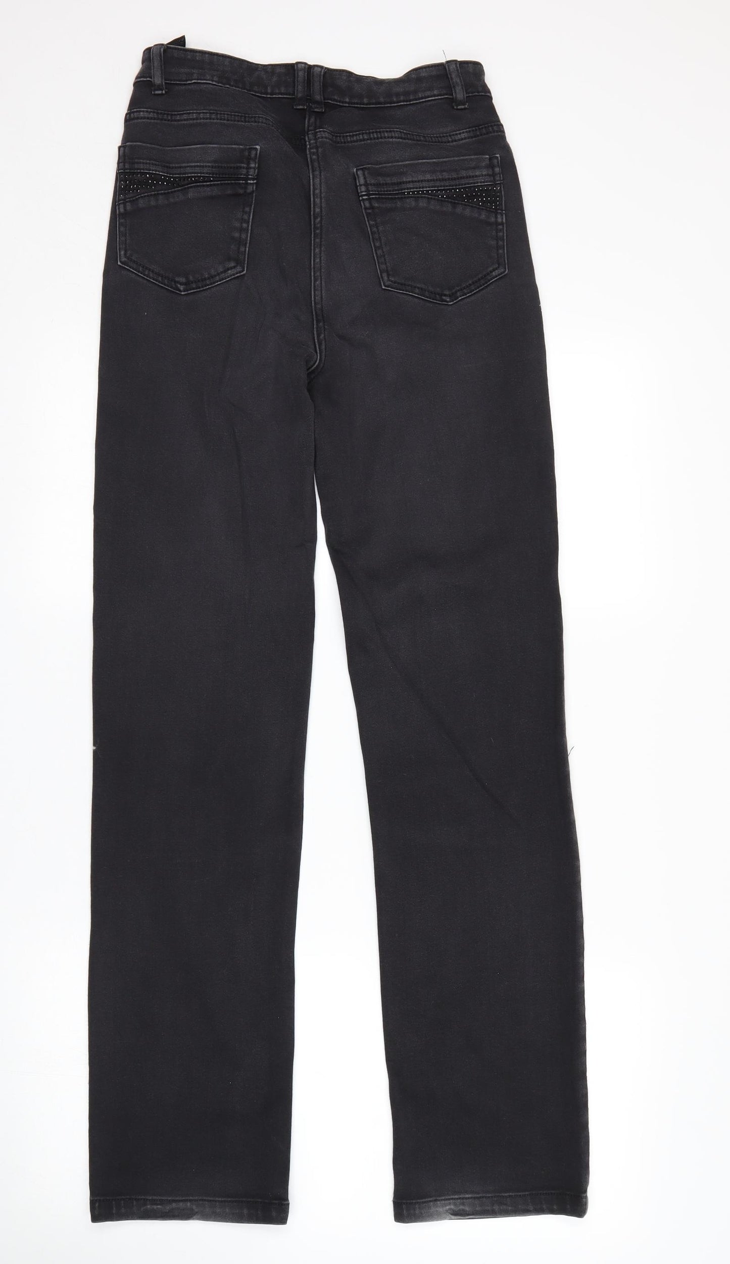Per Una Womens Black   Straight Jeans Size 10 L31 in