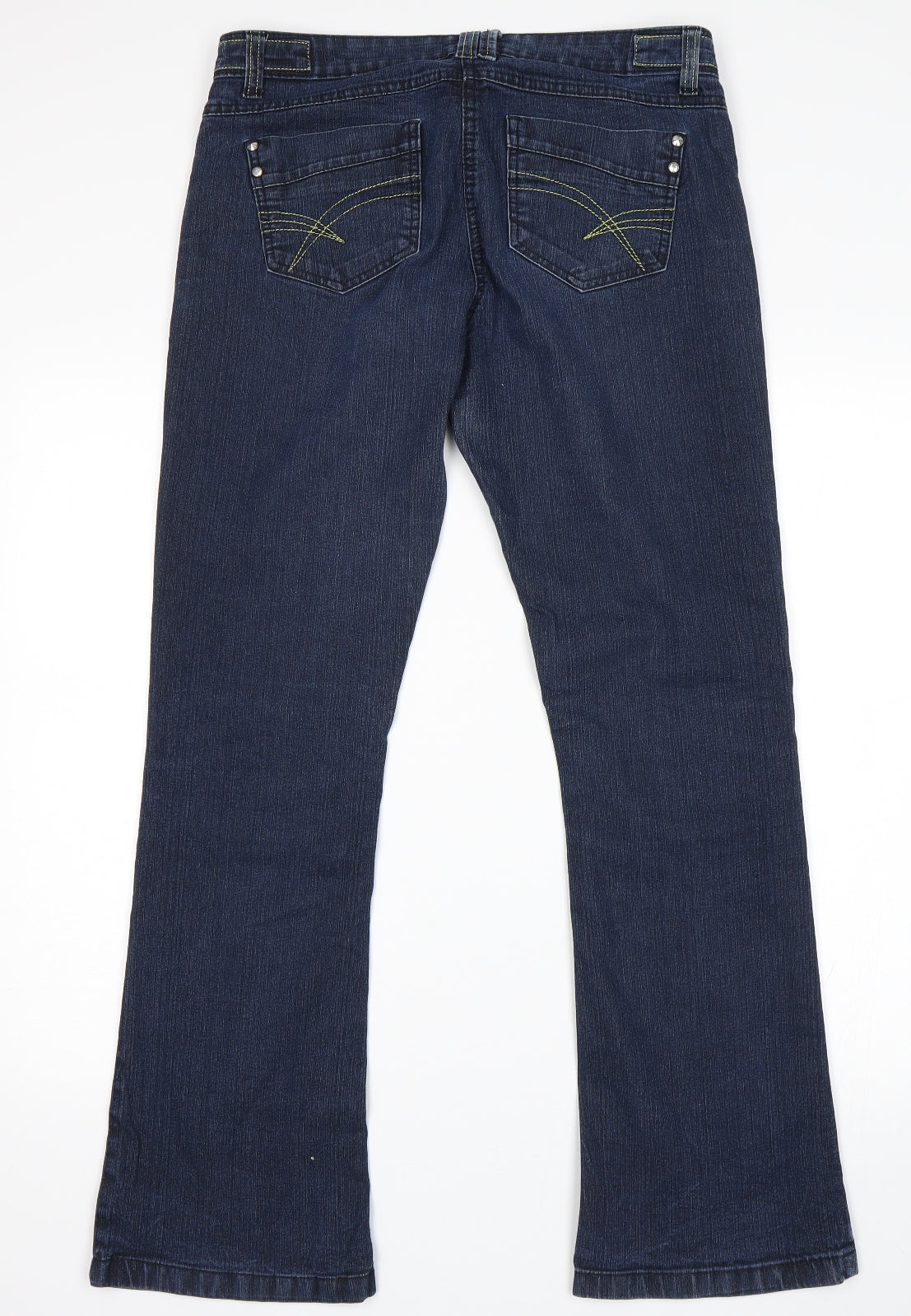 Falmer Womens Blue   Bootcut Jeans Size 12 L30 in