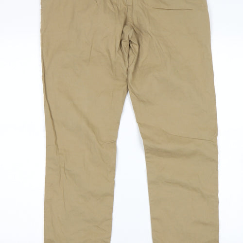 Internacionale Womens Beige   Chino Trousers Size 10 L30 in