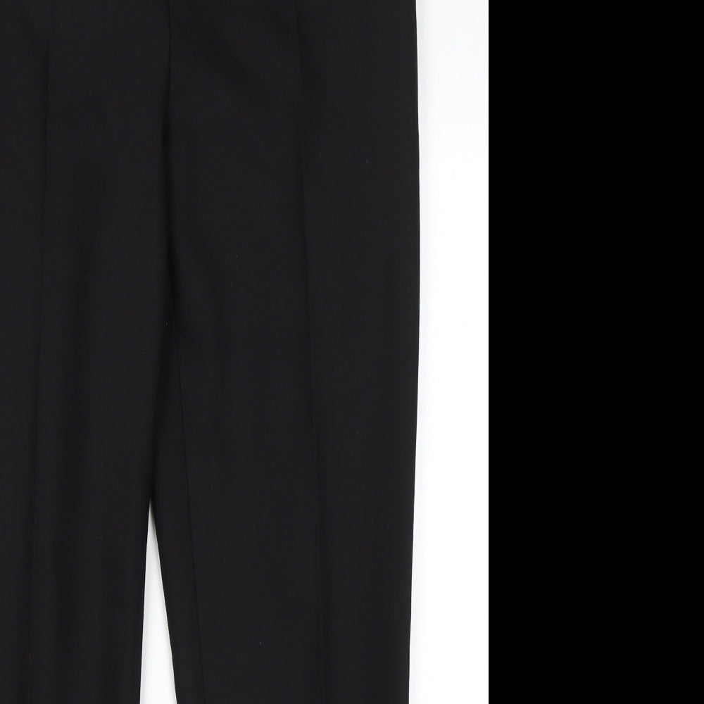 Hallhubner Womens Black   Trousers  Size 10 L26 in