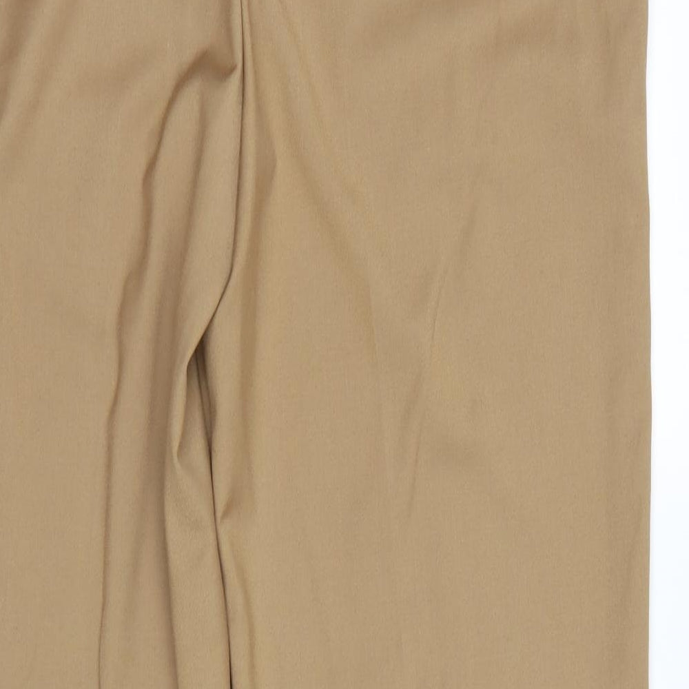 M&S Womens Beige   Trousers  Size 14 L29 in