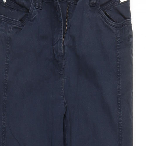 Canda Womens Blue  Denim Cropped Jeans Size 10 L23 in