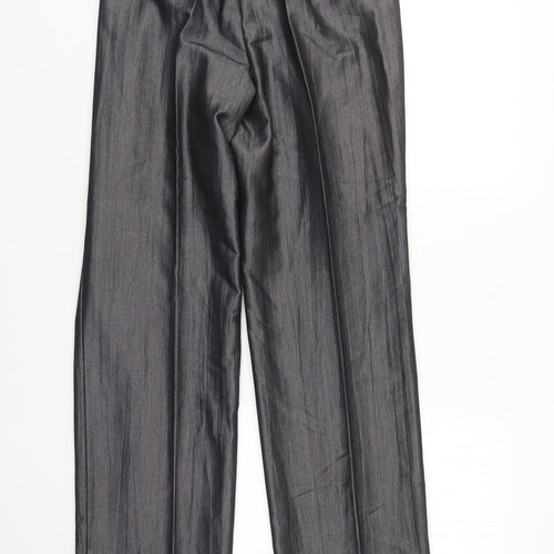 Gary Weber Womens Grey Striped  Trousers  Size 14 L32 in