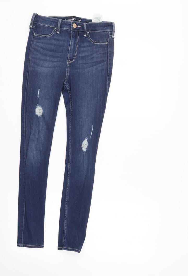 Hollister Mens Blue Denim Jegging Jeans Size 26 L26 in