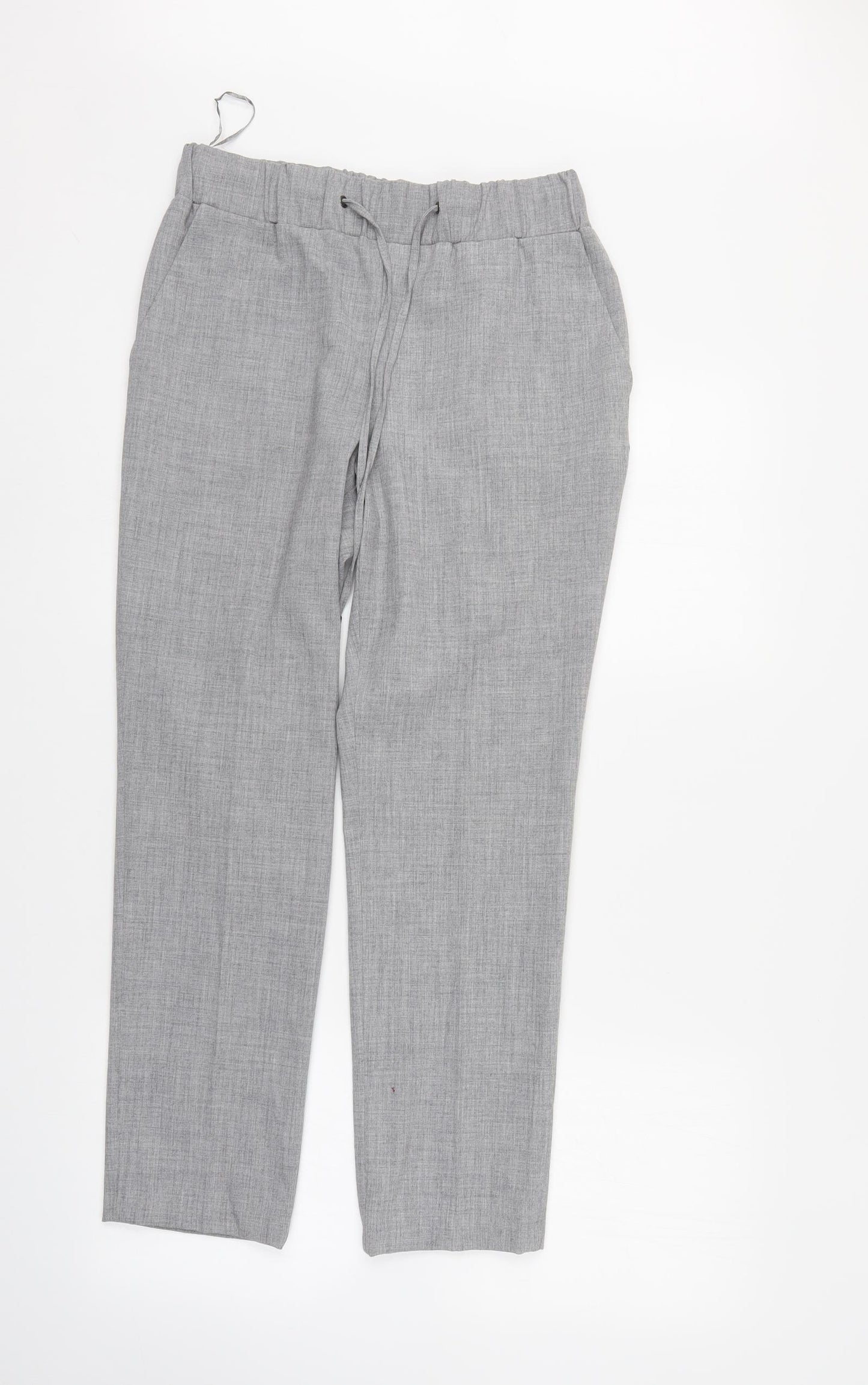 TU Womens Grey   Trousers  Size 10 L25 in