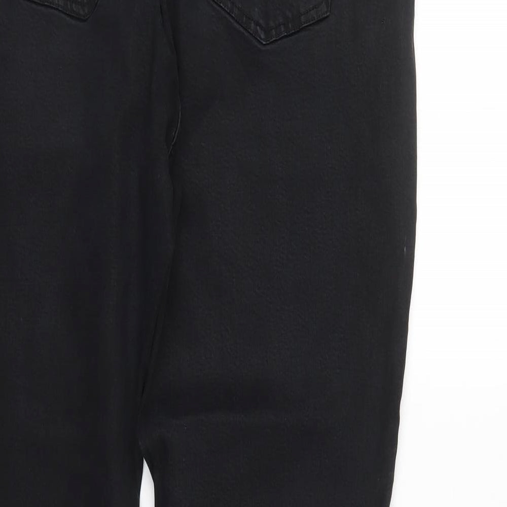 NEXT Womens Black  Denim Straight Jeans Size 18 L29 in