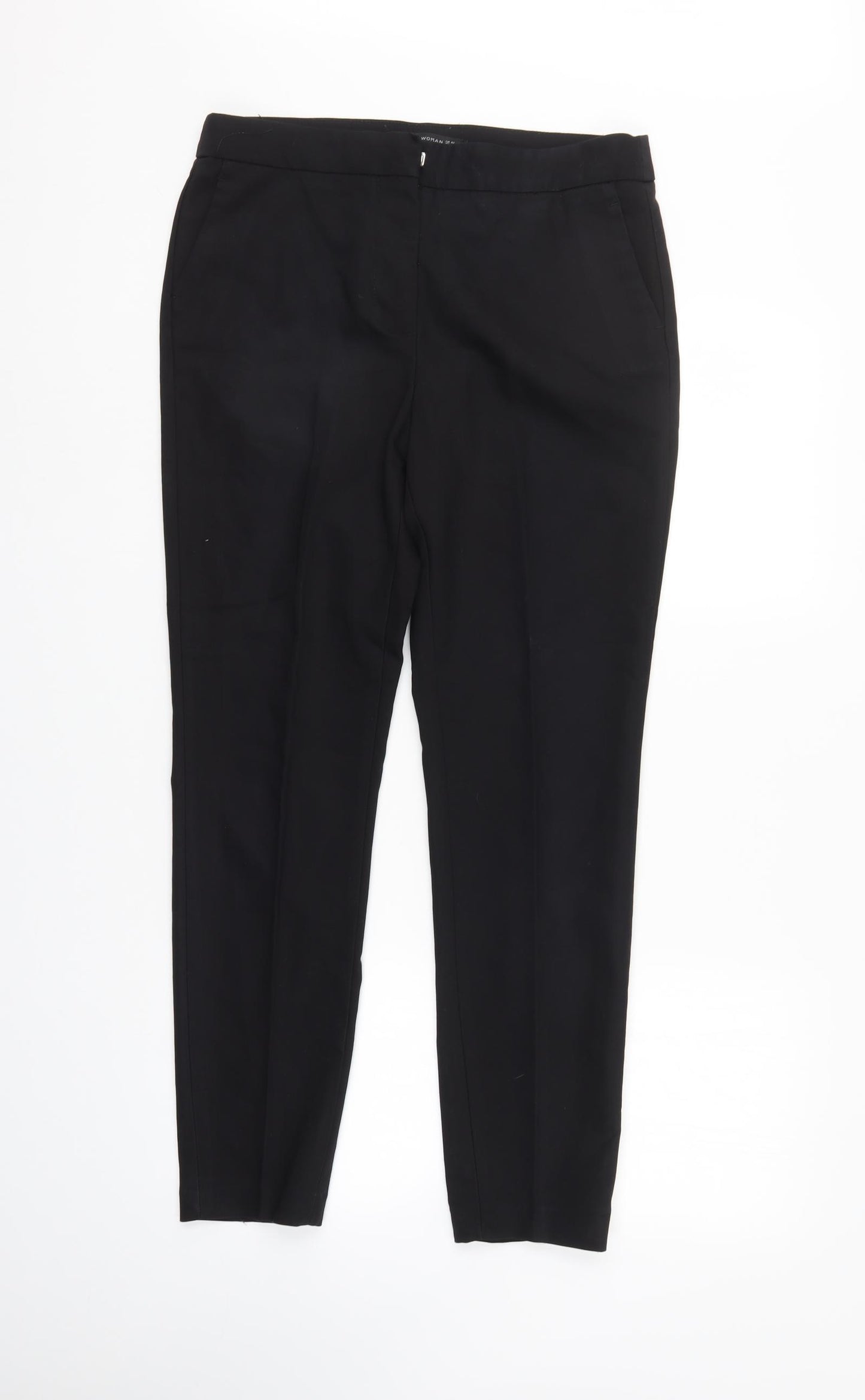 Zara Womens Black   Trousers  Size 14 L29 in
