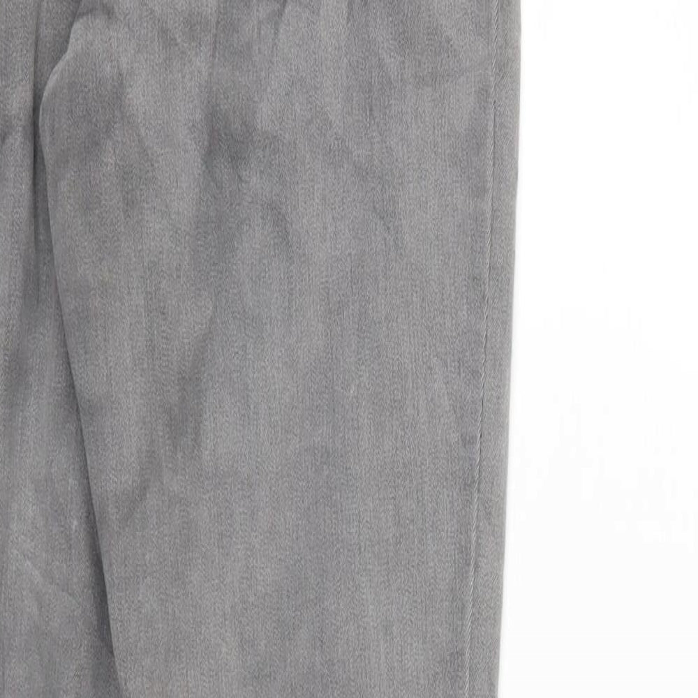 DENIM CO Womens Grey  Denim Tapered Jeans Size 6 L28 in