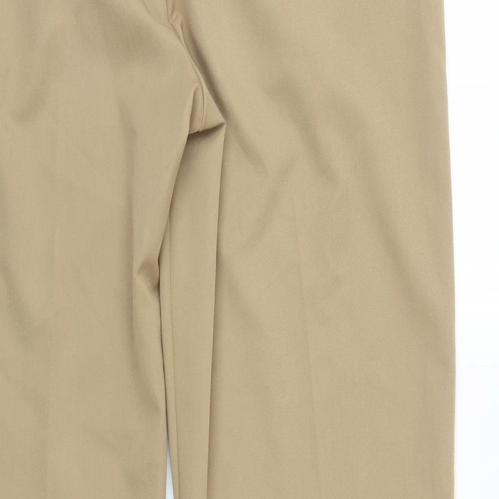 M&S Womens Beige   Trousers  Size 14 L30 in