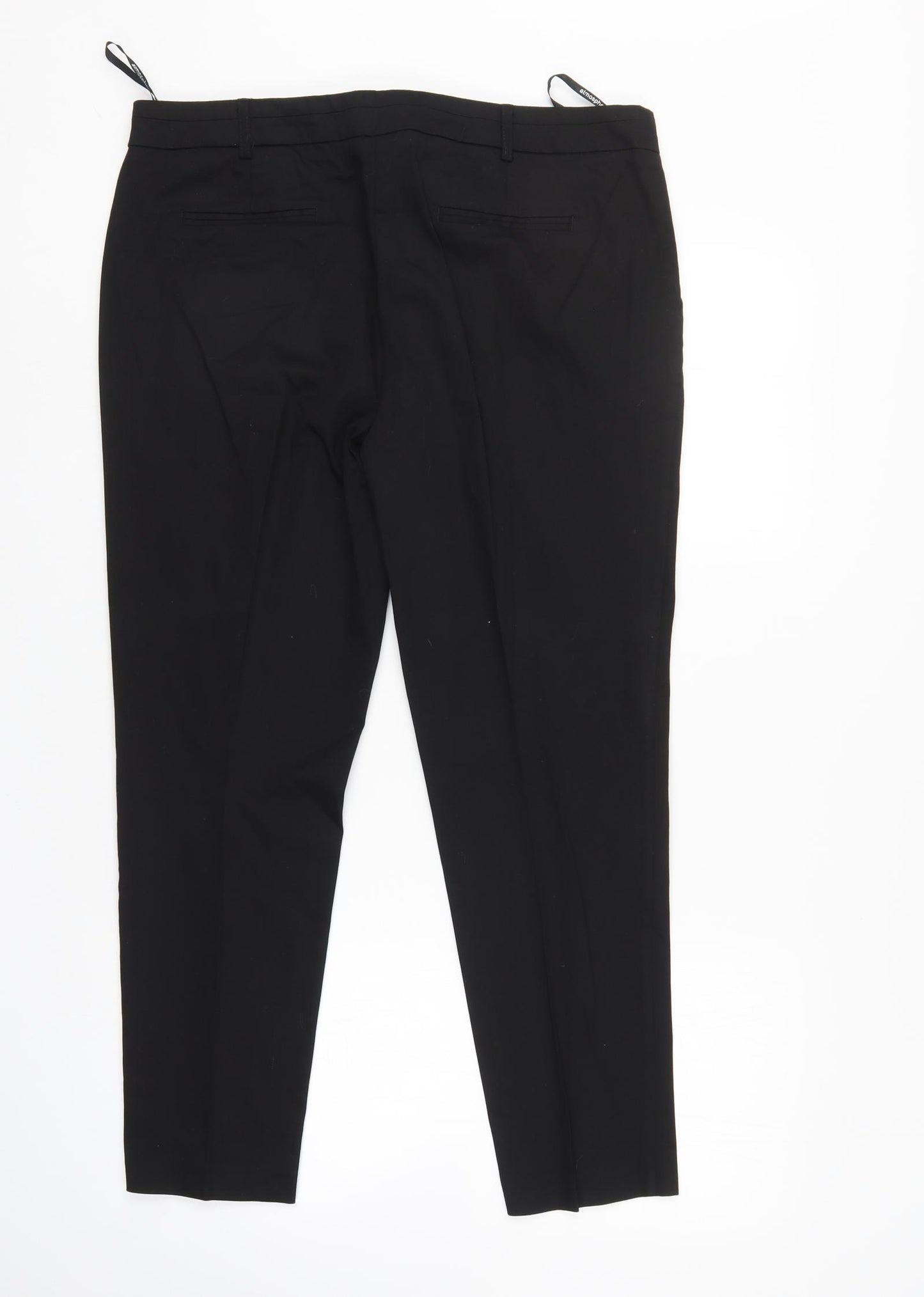 Atmosphere Womens Black   Trousers  Size 14 L27 in