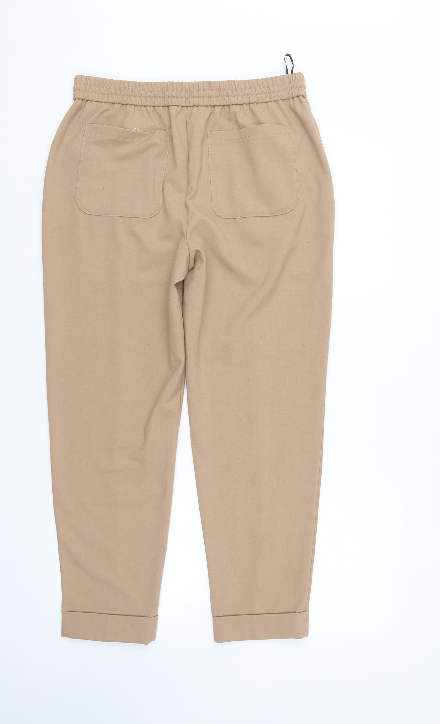 Dorothy Perkins Womens Beige   Trousers  Size 12 L28 in