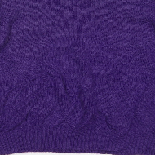 Divided by H&M Womens Purple  Knit Pullover Jumper Size XS