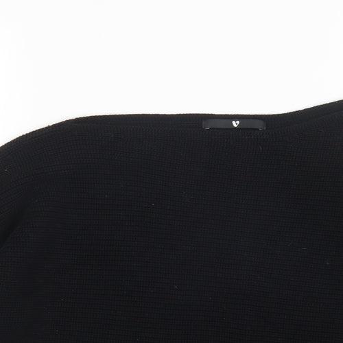 Very Womens Black  Knit Pullover Jumper Size 14