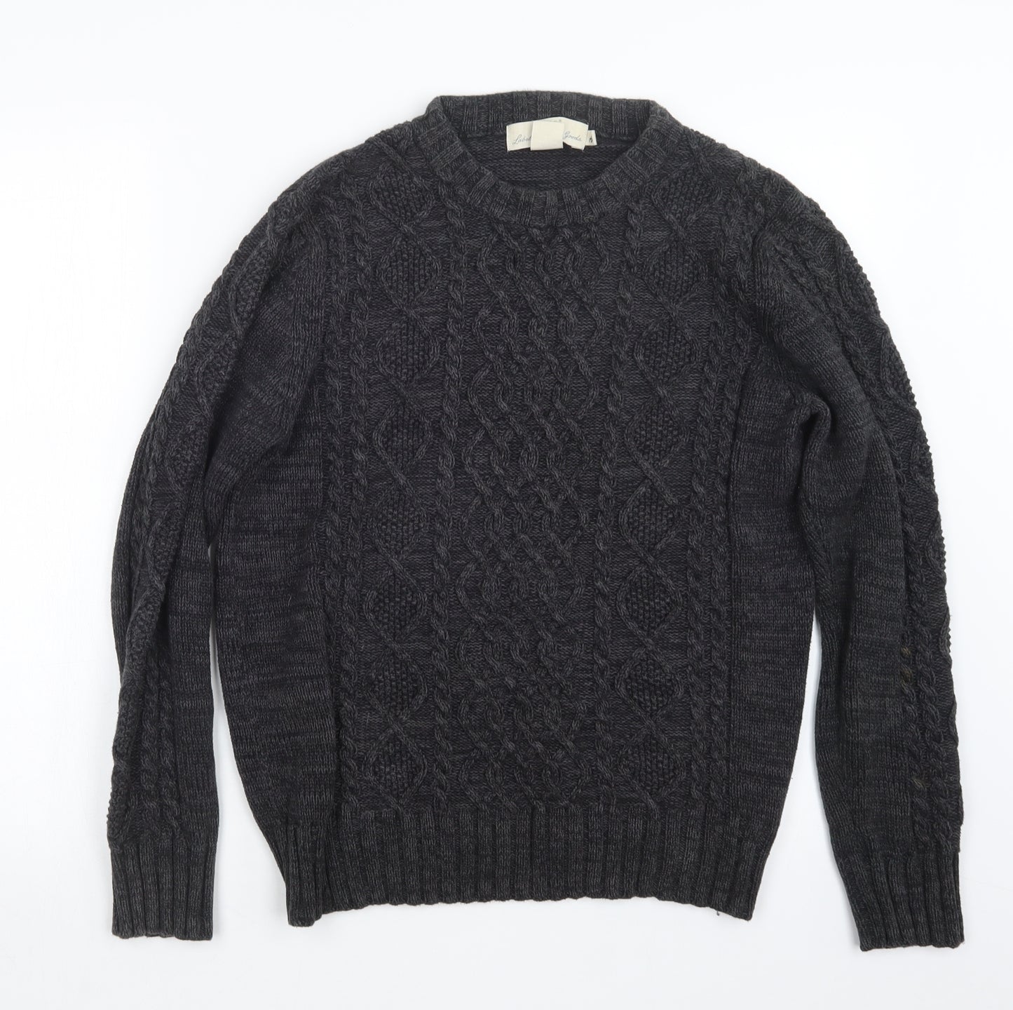 H&M Womens Grey  Knit Pullover Jumper Size S