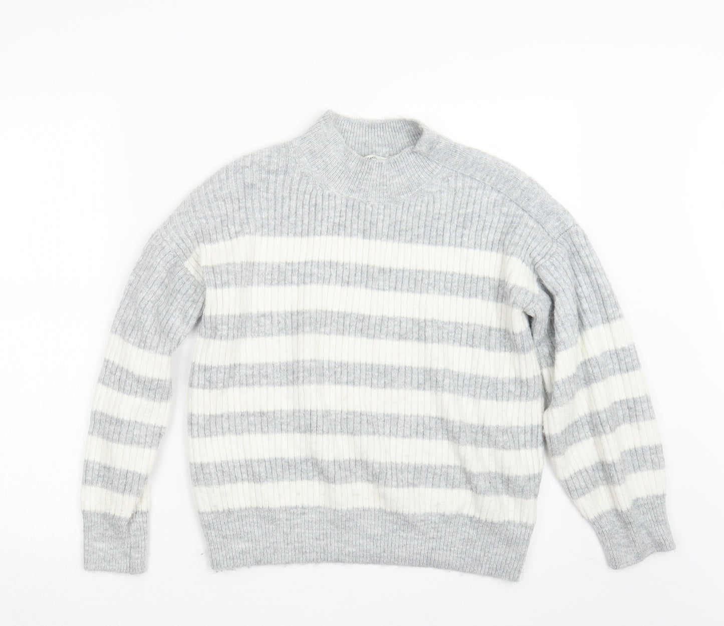 George Womens Grey  Knit Pullover Jumper Size 8
