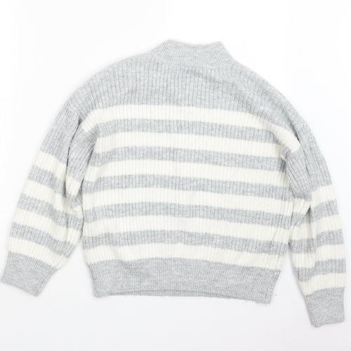 George Womens Grey  Knit Pullover Jumper Size 8