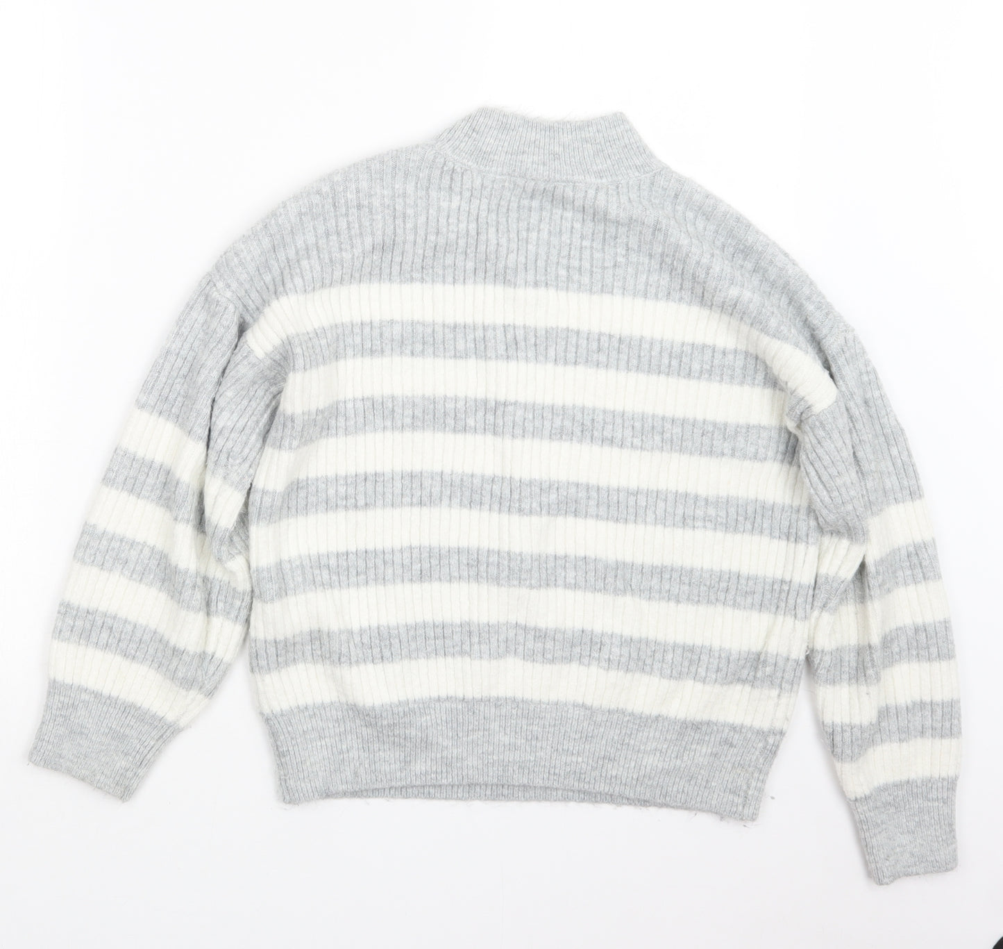 George Womens Grey  Knit Pullover Jumper Size 8