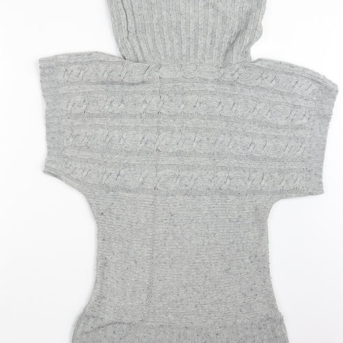 Matalan Womens Grey  Knit Pullover Jumper Size 10