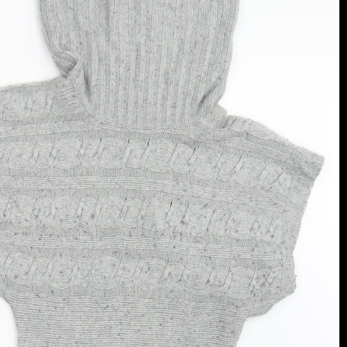Matalan Womens Grey  Knit Pullover Jumper Size 10